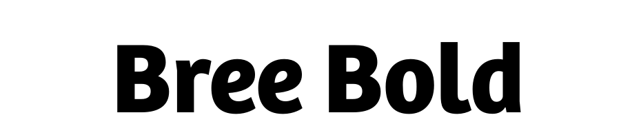 Bree Bold cкачати шрифт безкоштовно
